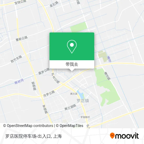 罗店医院停车场-出入口地图