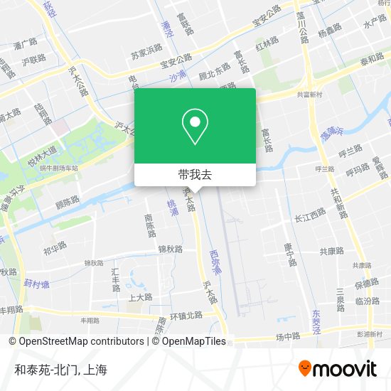 和泰苑-北门地图