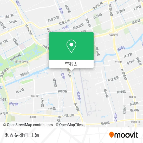 和泰苑-北门地图