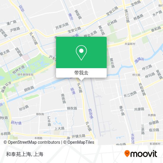 和泰苑上海地图