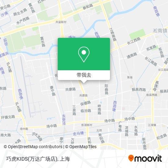 巧虎KIDS(万达广场店)地图