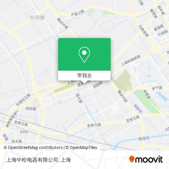 上海中松电器有限公司地图