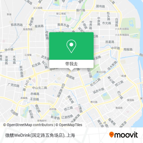 微醺WeDrink(国定路五角场店)地图