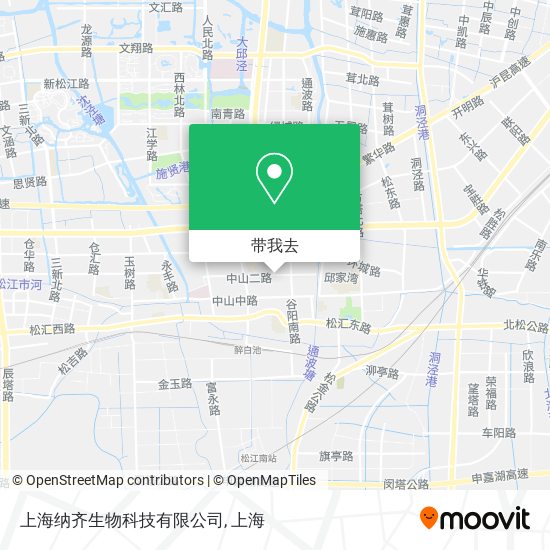 上海纳齐生物科技有限公司地图