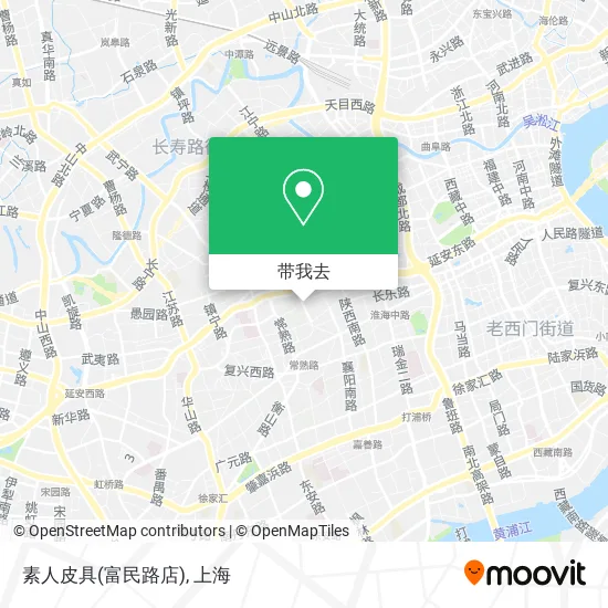 素人皮具(富民路店)地图