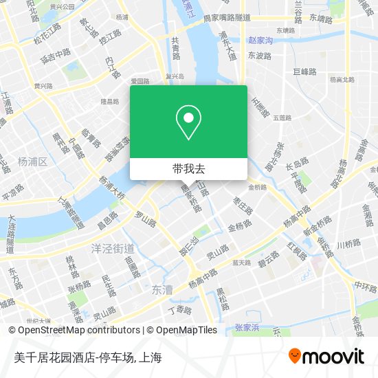 美千居花园酒店-停车场地图
