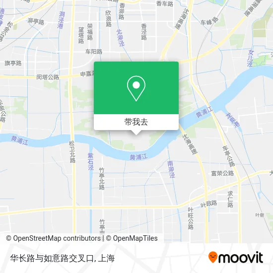 华长路与如意路交叉口地图