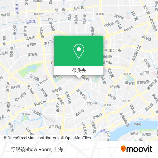 上野眼镜Show Room地图