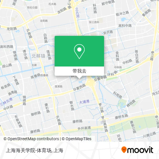 上海海关学院-体育场地图