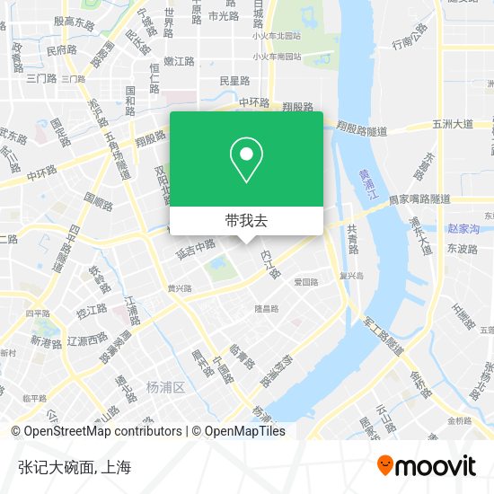 张记大碗面地图