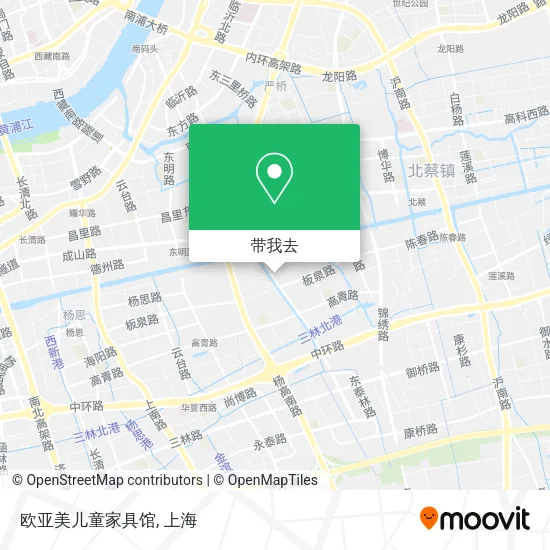 欧亚美儿童家具馆地图