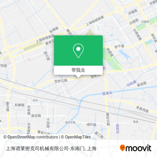 上海谱莱密克司机械有限公司-东南门地图