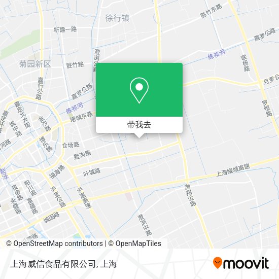 上海威信食品有限公司地图
