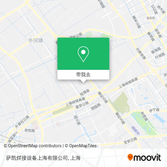 萨凯焊接设备上海有限公司地图