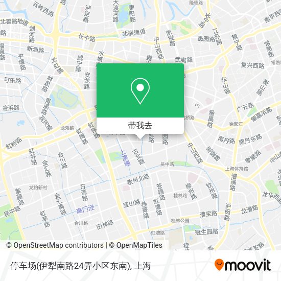 停车场(伊犁南路24弄小区东南)地图