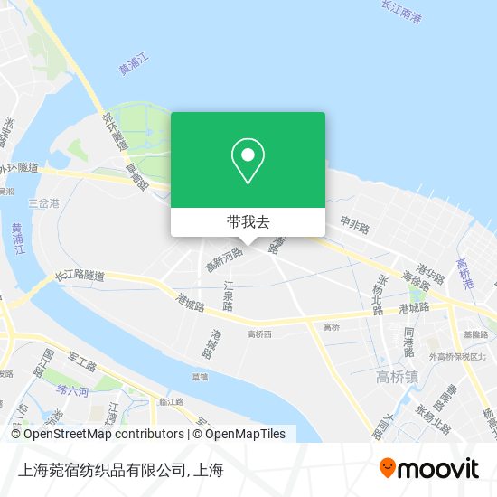 上海菀宿纺织品有限公司地图