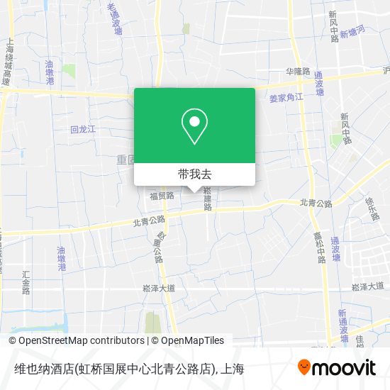 维也纳酒店(虹桥国展中心北青公路店)地图