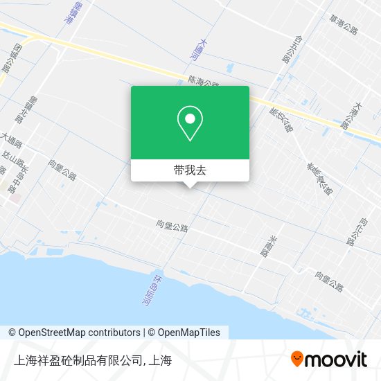 上海祥盈砼制品有限公司地图