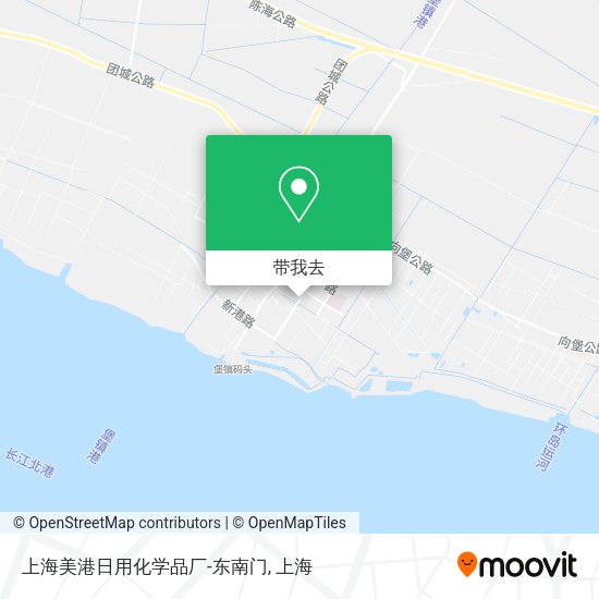 上海美港日用化学品厂-东南门地图