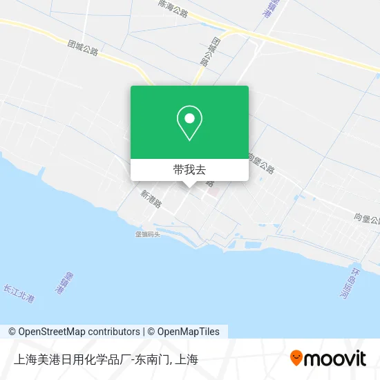 上海美港日用化学品厂-东南门地图