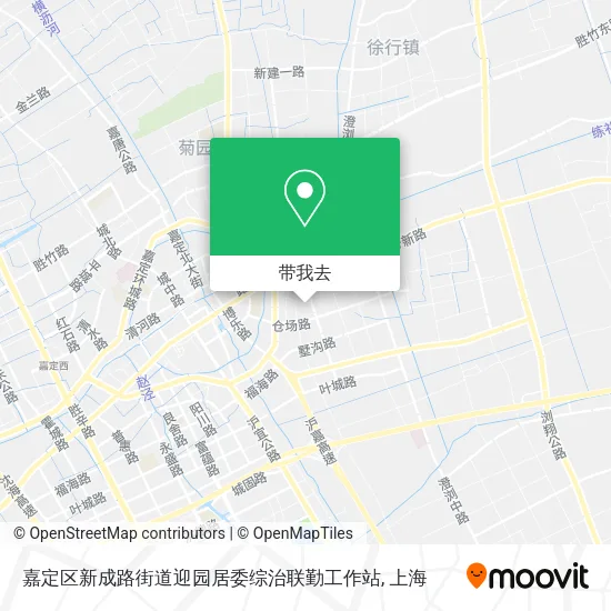 嘉定区新成路街道迎园居委综治联勤工作站地图