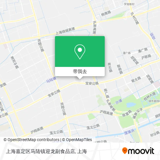 上海嘉定区马陆镇迎龙副食品店地图