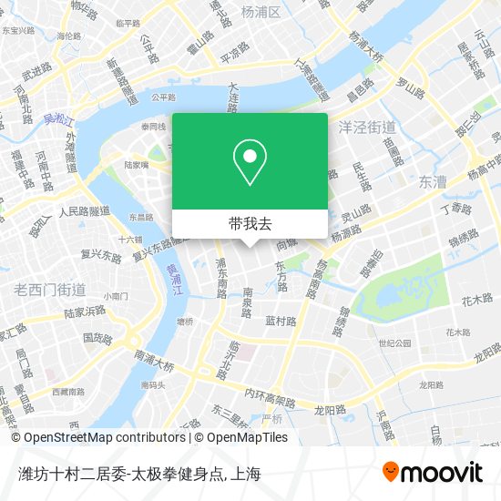 潍坊十村二居委-太极拳健身点地图