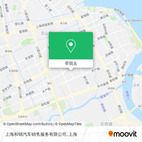 上海和锦汽车销售服务有限公司地图