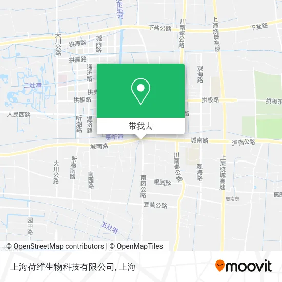 上海荷维生物科技有限公司地图