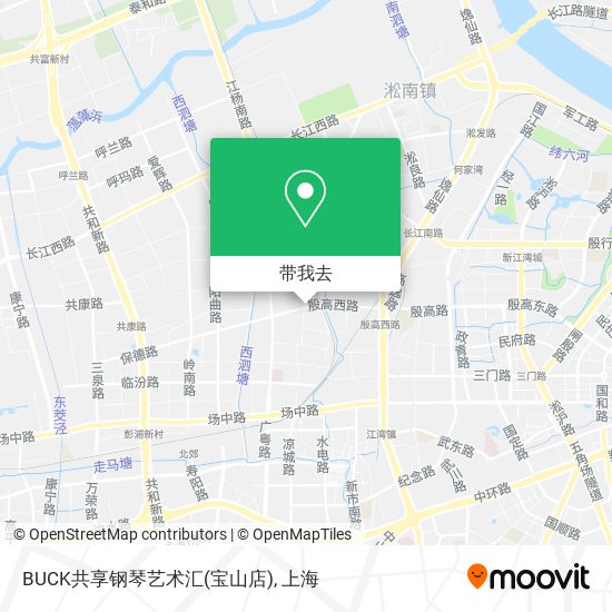 BUCK共享钢琴艺术汇(宝山店)地图