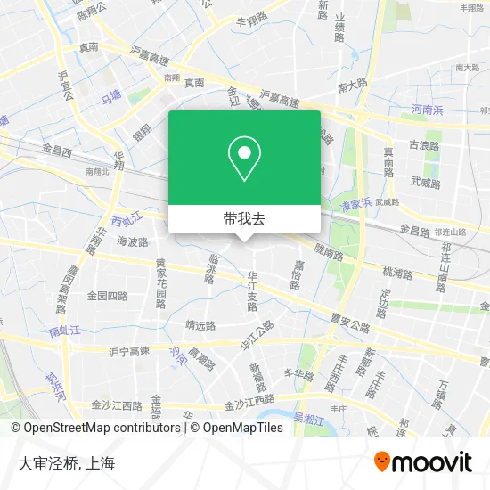 大审泾桥地图