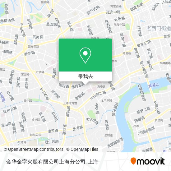 金华金字火腿有限公司上海分公司地图