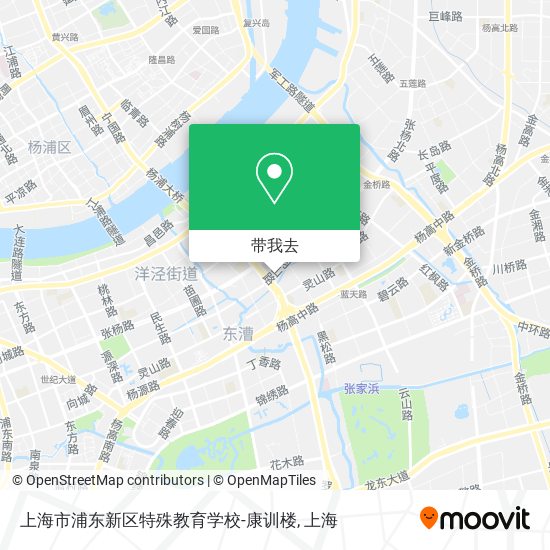 上海市浦东新区特殊教育学校-康训楼地图