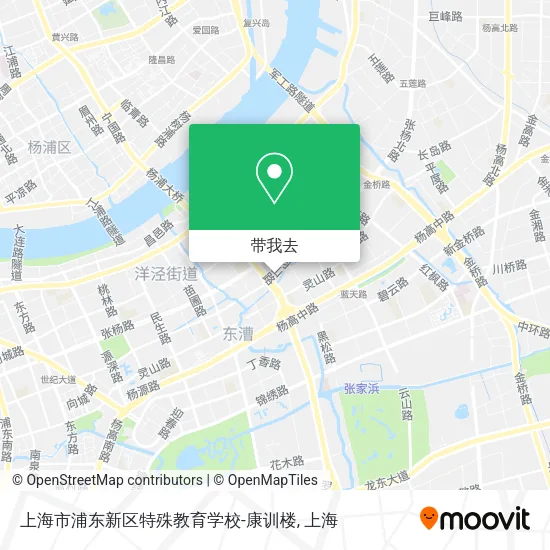 上海市浦东新区特殊教育学校-康训楼地图