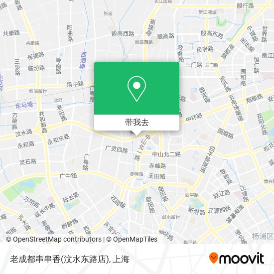老成都串串香(汶水东路店)地图