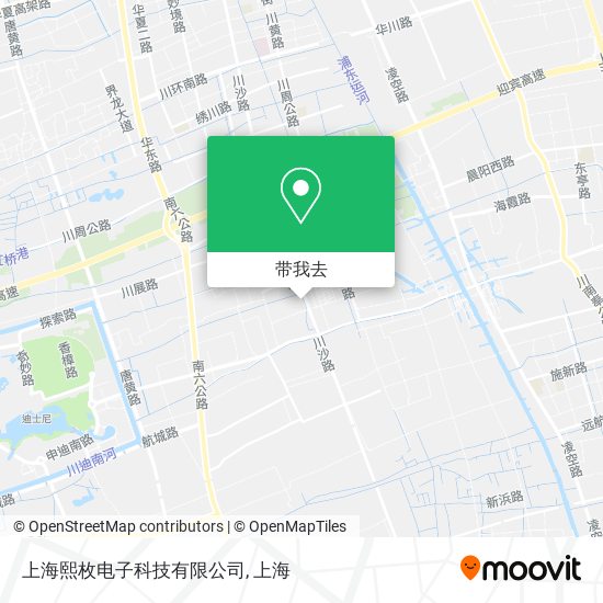 上海熙枚电子科技有限公司地图