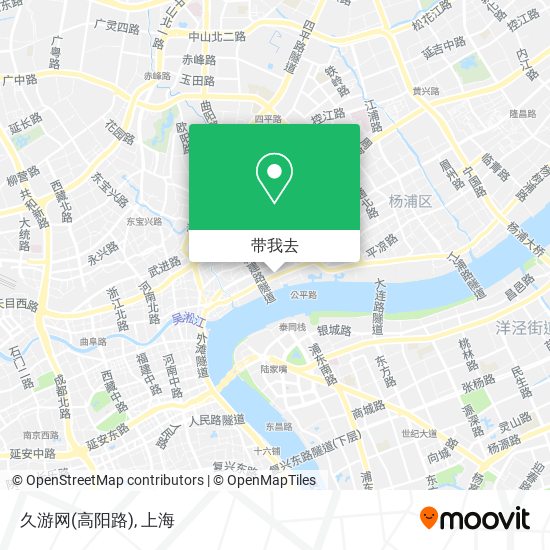 久游网(高阳路)地图