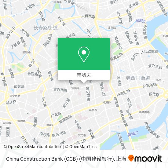 China Construction Bank (CCB) (中国建设银行)地图