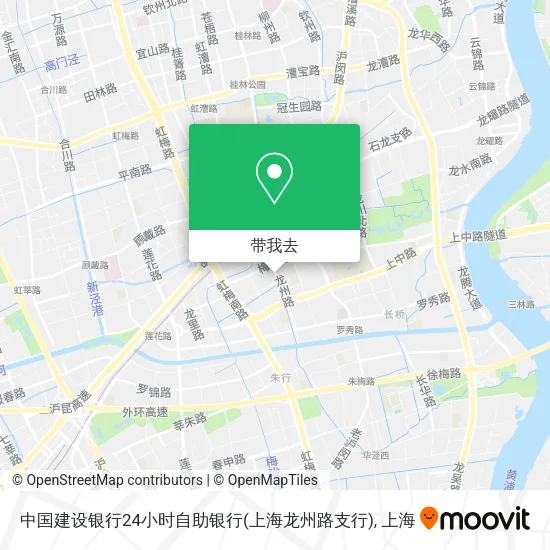 中国建设银行24小时自助银行(上海龙州路支行)地图