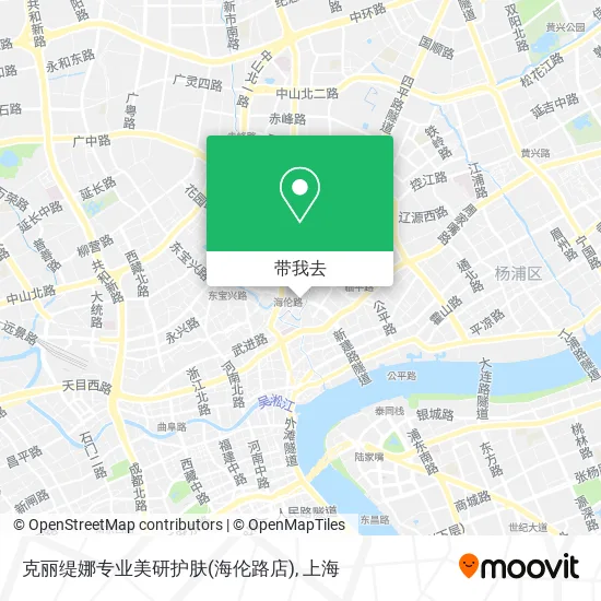 克丽缇娜专业美研护肤(海伦路店)地图