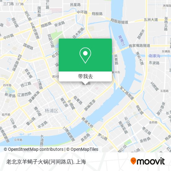 老北京羊蝎子火锅(河间路店)地图