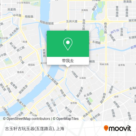 古玉轩古玩玉器(五莲路店)地图