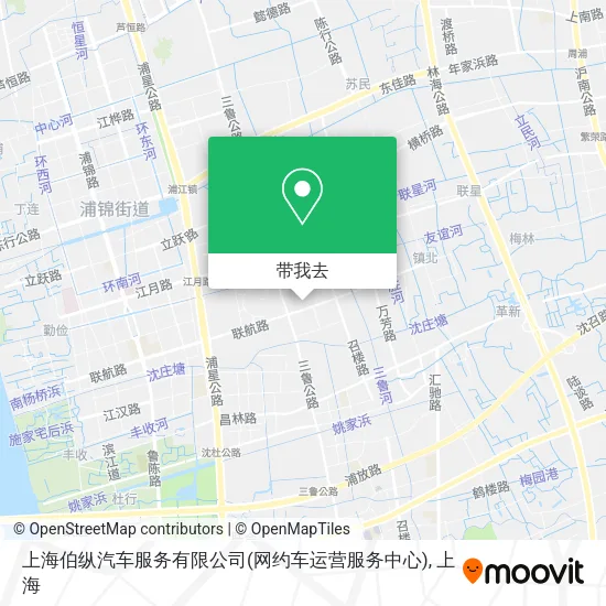 上海伯纵汽车服务有限公司(网约车运营服务中心)地图