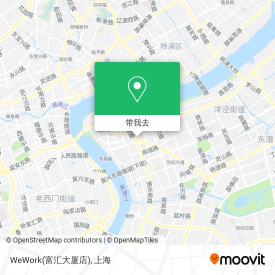 WeWork(富汇大厦店)地图