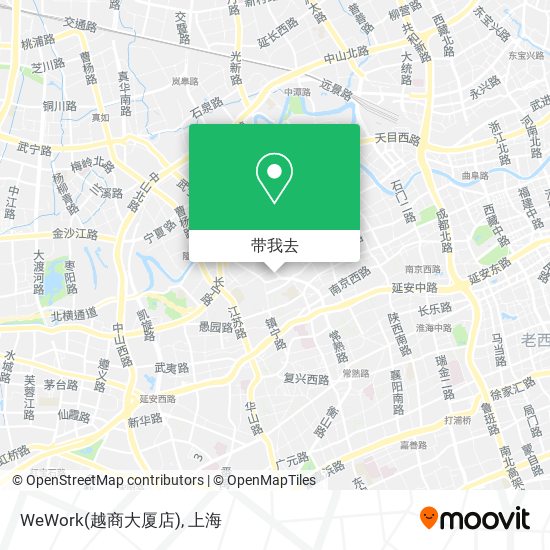WeWork(越商大厦店)地图