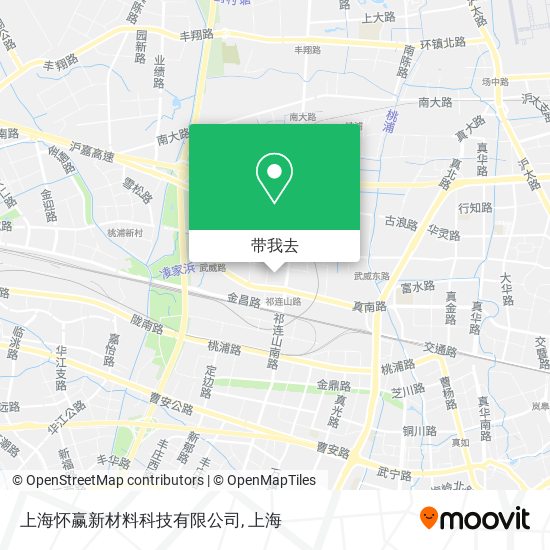 上海怀赢新材料科技有限公司地图