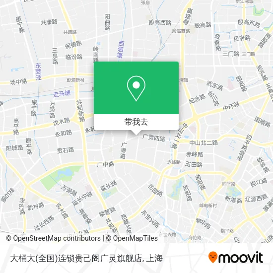 大桶大(全国)连锁贵己阁广灵旗舰店地图