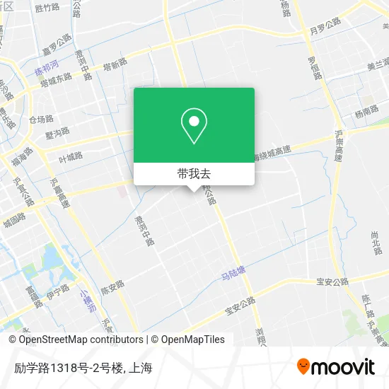 励学路1318号-2号楼地图