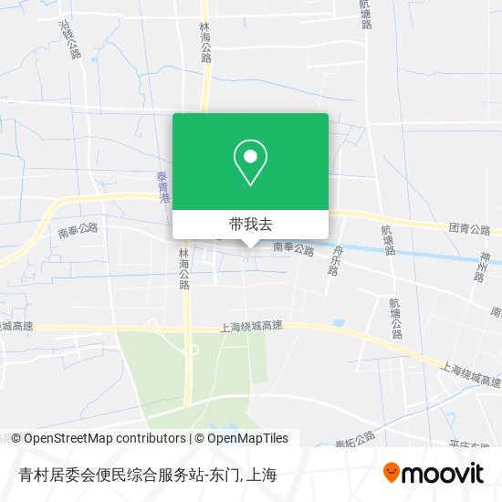 青村居委会便民综合服务站-东门地图