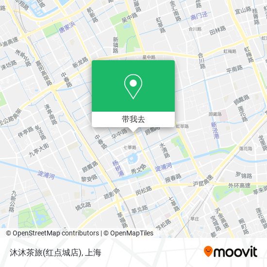 沐沐茶旅(红点城店)地图